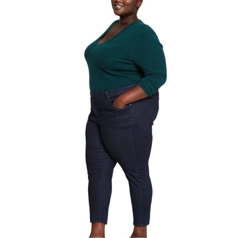 Universal Standard Skinny Jeans‎ Size 26 Dark Wash Mid Rise NWT